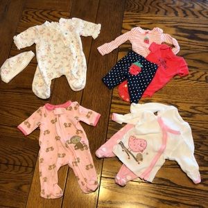 🌸Preemie baby girl bundle